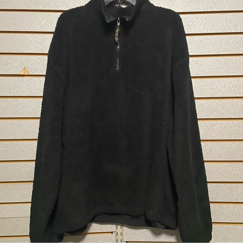 Timberline Colorado XXL Black Sherpa 1/4 Zip Unisex Made In The‎ USA